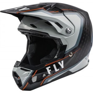 Casque FLY RACING Formula Carbon Axon Noir Orange