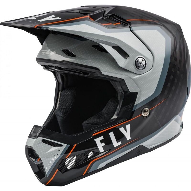 Casque FLY RACING Formula Carbon Axon Noir Orange Casque FLY RACING Formula Carbon Axon Noir Orange