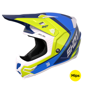 Casque cross Shot 2023 Core Fast - Bleu Pearly