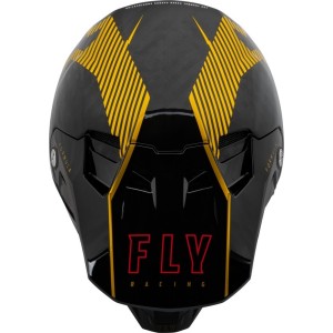 Casque FLY RACING Formula Carbon Tracer Noir Or