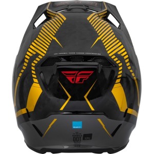 Casque FLY RACING Formula Carbon Tracer Noir Or