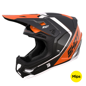Casque cross Shot 2023 Core Fast - Orange Pearly