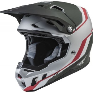 Casque FLY RACING Formula CC Driver Gris Rouge