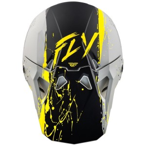 Casque FLY RACING Formula CP Manic Gris Jaune