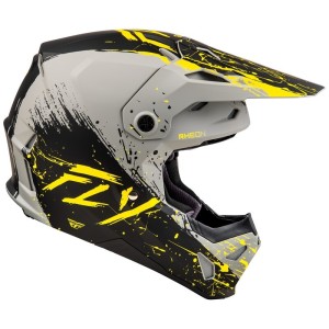 Casque FLY RACING Formula CP Manic Gris Jaune