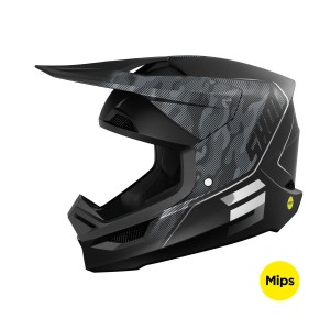 Casque cross Shot 2025 Race Camo Tactic - Noir Gris Mat