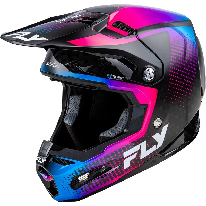 Casque FLY RACING Formula S Carbon Protocol Rose Casque FLY RACING Formula S Carbon Protocol Rose