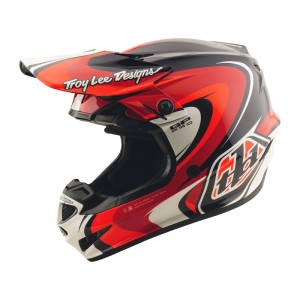 Casque TROY LEE DESIGNS GP Pro Crossover Rouge