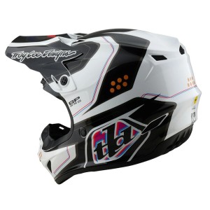 Casque TROY LEE DESIGNS GP Pro Mips Trooper Blanc Noir
