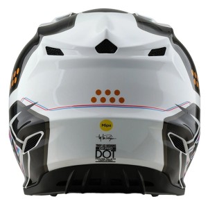 Casque TROY LEE DESIGNS GP Pro Mips Trooper Blanc Noir