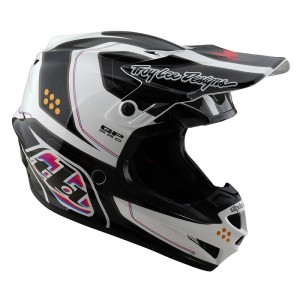 Casque TROY LEE DESIGNS GP Pro Mips Trooper Blanc Noir