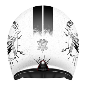 Casque MT LE MANS 2 SV DILER Blanc brillant