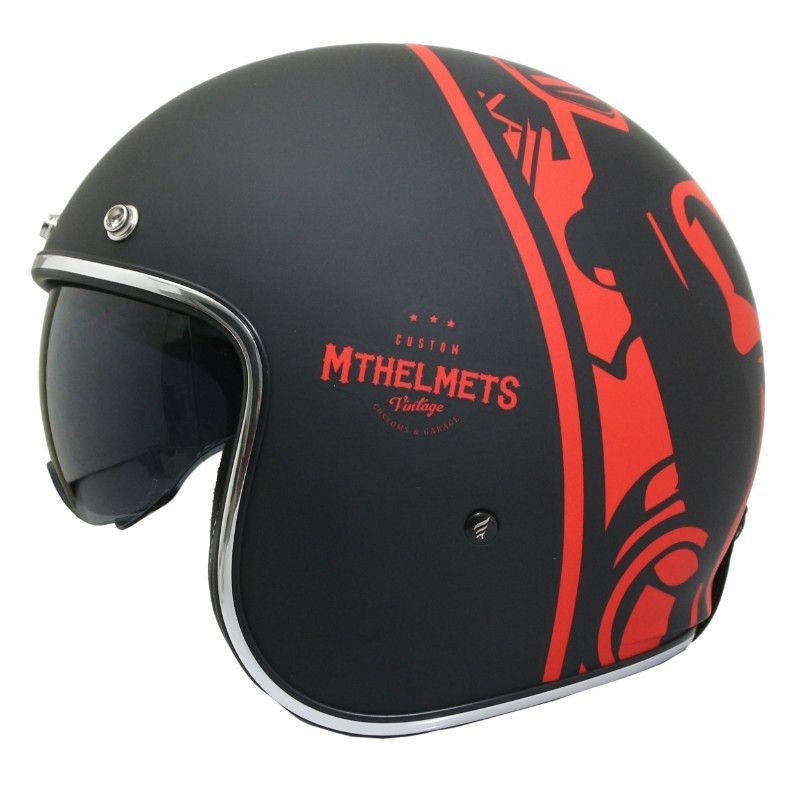 Casque MT LE MANS 2 SV DIVENIRE Noir Rouge Mat