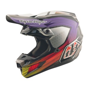 Casque TROY LEE DESIGNS SE5 Carbon Stripes Violet