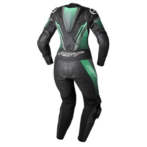 Combinaison moto femme RST TracTech Evo 5 CE Noir Aqua Gris