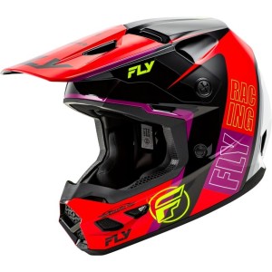 Casque FLY RACING Kinetic Rally Rouge