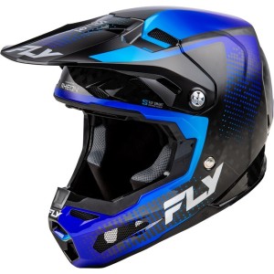 Casque FLY RACING Formula S Carbon Protocol Bleu