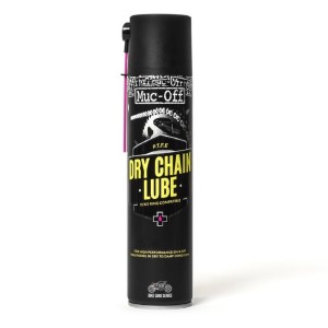 Lubrifiant chaine MUC-OFF Dry PTFE Chain Lube spray 400ml