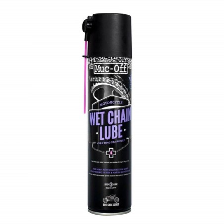 Lubrifiant chaine MUC-OFF Wet Chain Lube 400 ml