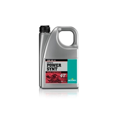 Huile moteur MOTOREX Power Synt 4T 10W60 synthétique 4L