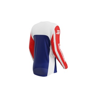 Maillot SHOT 2025 Contact Mythic Bleu Rouge Maillot SHOT 2025 Contact Mythic Bleu Rouge