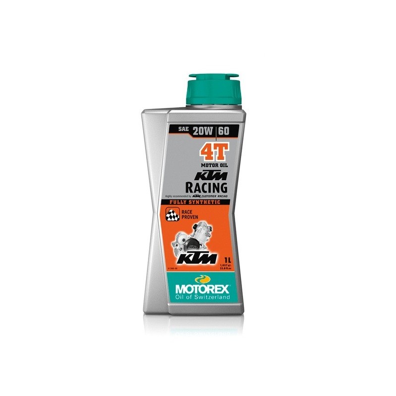 Huile moteur MOTOREX KTM Racing 4T 20W60 1L Huile moteur MOTOREX KTM Racing 4T 20W60 1L