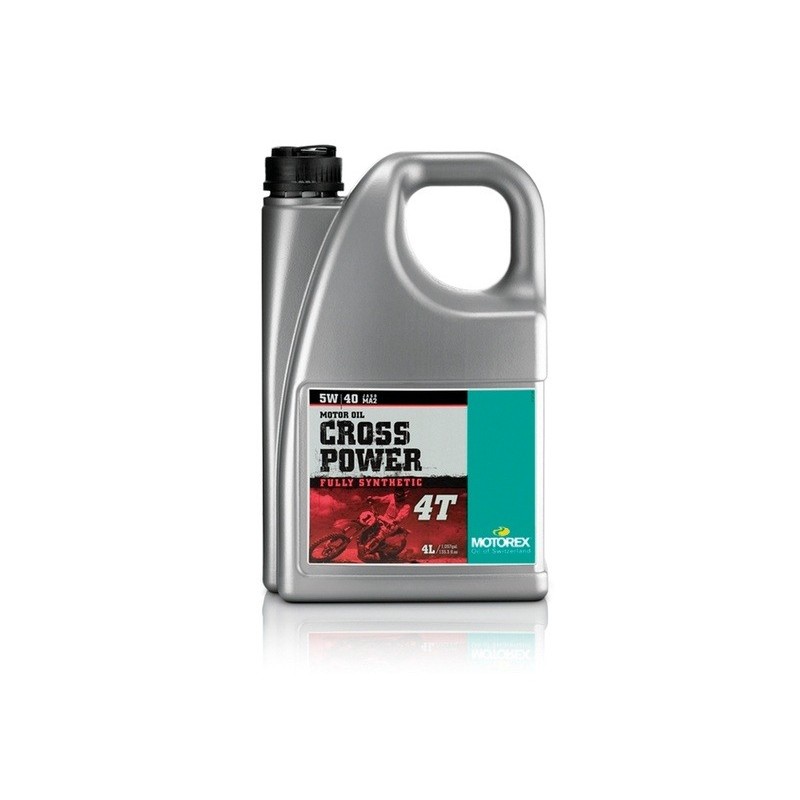 Huile moteur MOTOREX Cross Power 4T 5W40 4L Huile moteur MOTOREX Cross Power 4T 5W40 4L
