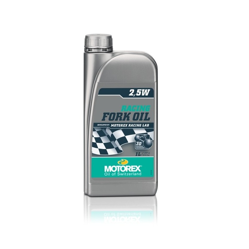 Huile de fourche MOTOREX Racing Fork Oil 2.5W 1L Huile de fourche MOTOREX Racing Fork Oil 2.5W 1L