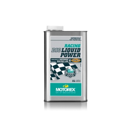 Huile filtre à air MOTOREX Racing Liquid Bio Power 1L