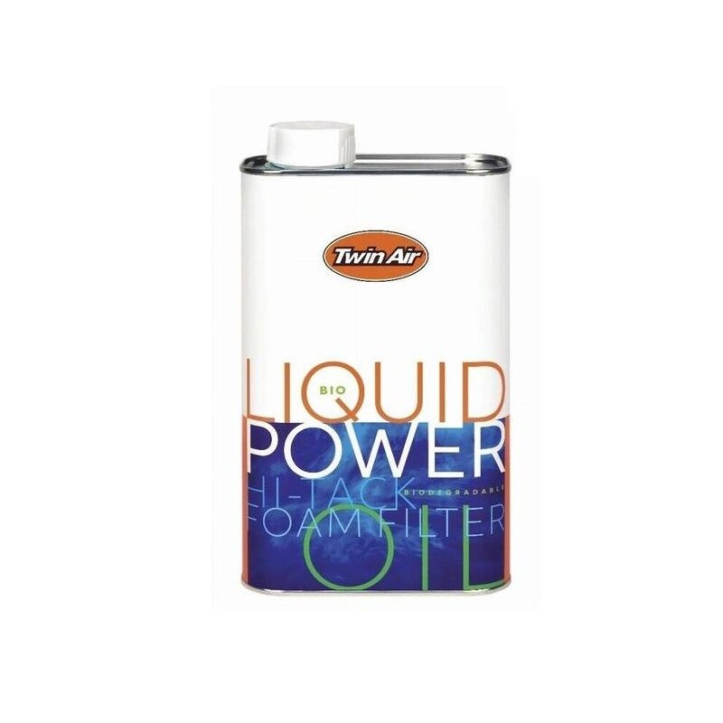 Huile filtre à air TWIN AIR Bio Liquid Power Foam biodégradable 1L Huile filtre à air TWIN AIR Bio Liquid Power Foam biodégradable 1L