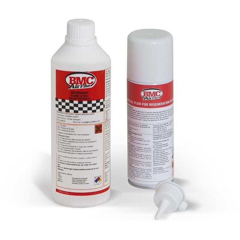 Kit d'entretien nettoyant 500 ml et spray d'huile BMC 200 ml Kit d'entretien nettoyant 500 ml et spray d'huile BMC 200 ml
