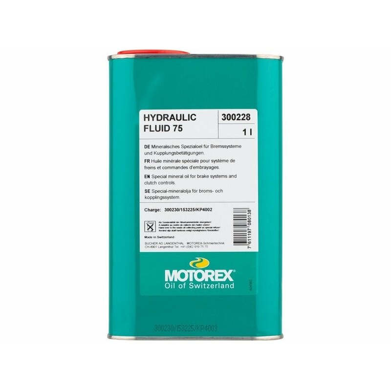 Fluide de transmission MOTOREX Hydraulic Fluid 75 1L Fluide de transmission MOTOREX Hydraulic Fluid 75 1L