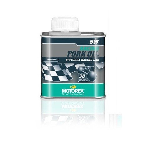 Huile de fourche MOTOREX Racing Fork Oil 5W 250 ml