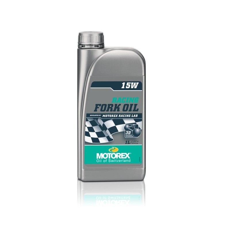 Huile de fourche MOTOREX Racing Fork Oil 15W 1L Huile de fourche MOTOREX Racing Fork Oil 15W 1L