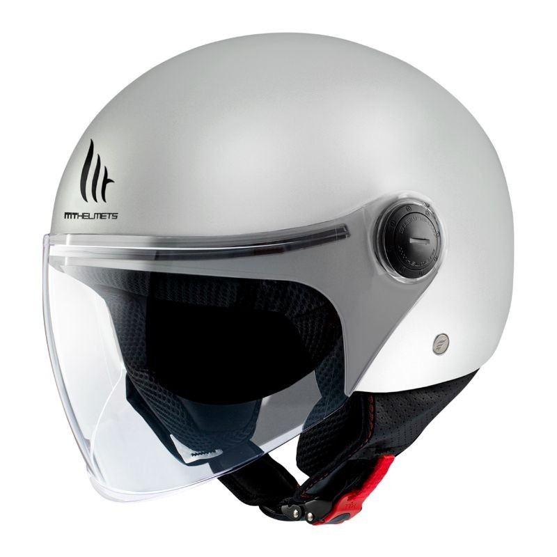Casque MT STREET Uni Blanc