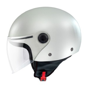 Casque MT STREET Uni Blanc