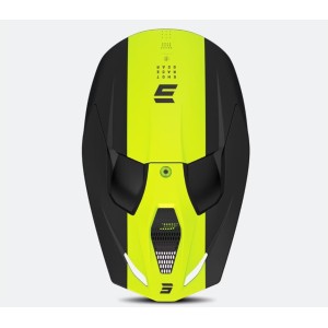Casque cross Shot Race Camo - Jaune Fluo Matt