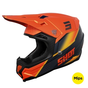 Casque cross Shot 2024 Core Honor - Orange Mat