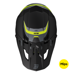 Casque SHOT 2024 Core Custom Jaune fluo Mat Casque SHOT 2024 Core Custom Jaune fluo Mat