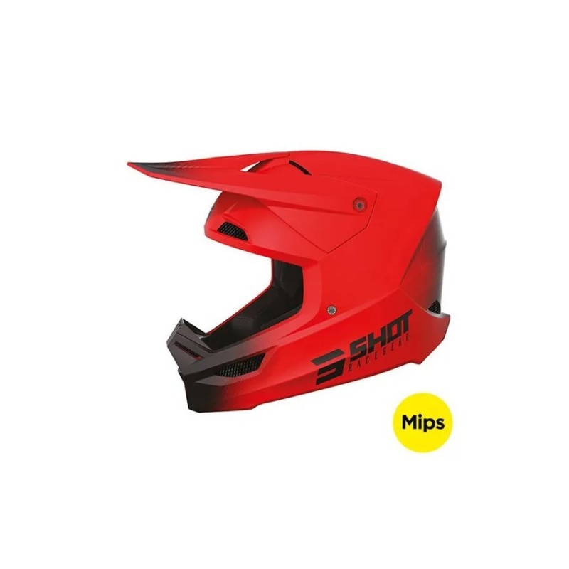 Casque SHOT 2024 Race Draw Rouge Matt Casque SHOT 2024 Race Draw Rouge Matt