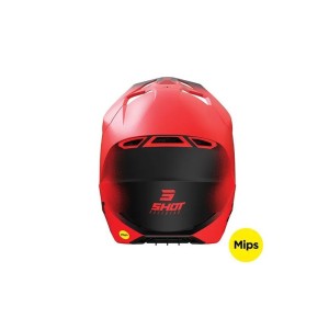 Casque cross Shot Race Draw - Rouge Matt