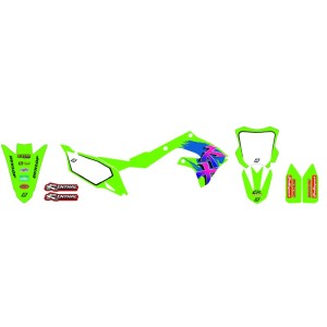 Kit déco BLACKBIRD Retro Kawasaki 125/250 KX 2003-2008