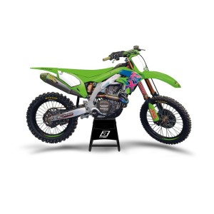 Kit déco BLACKBIRD Retro Kawasaki 125/250 KX 2003-2008