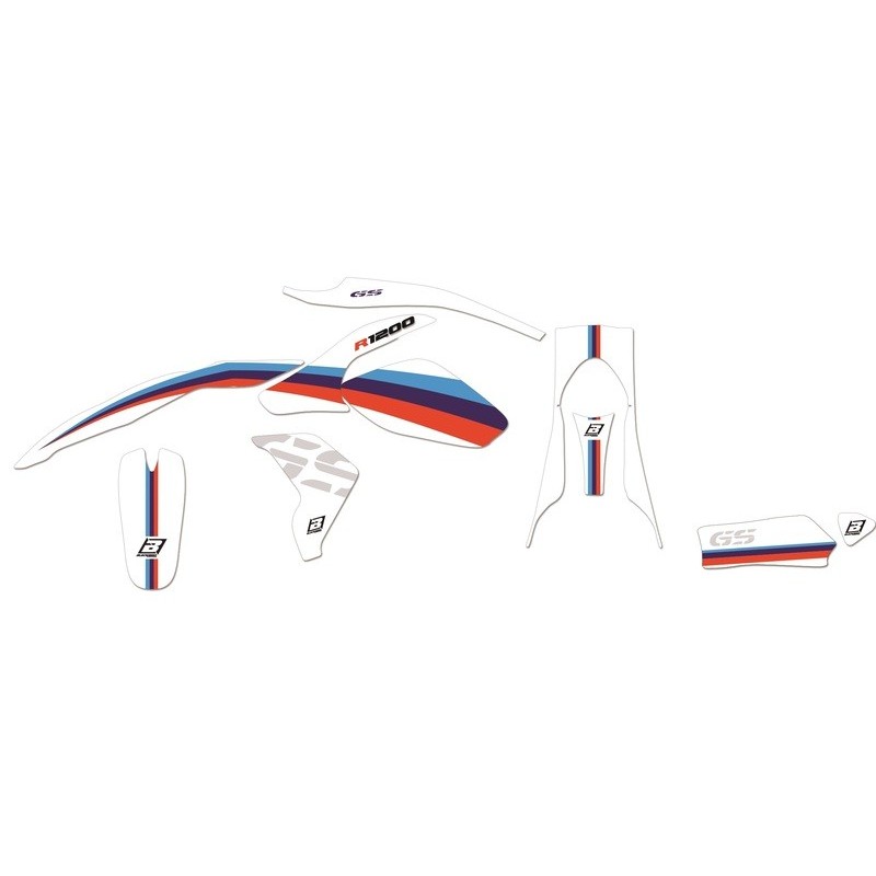 Kit déco BLACKBIRD Classic Line BMW R1200GS 2014-2018 Kit déco BLACKBIRD Classic Line BMW R1200GS 2014-2018