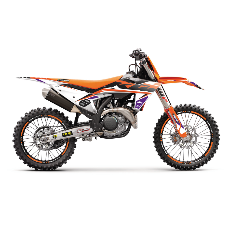 Kit déco BLACKBIRD dream 5 Chrome EFX KTM 2023-2025 Kit déco BLACKBIRD dream 5 Chrome EFX KTM 2023-2025