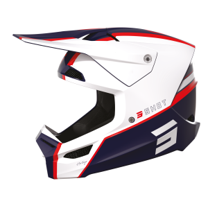 Casque cross Shot 2023 Furious Heritage - Bleu