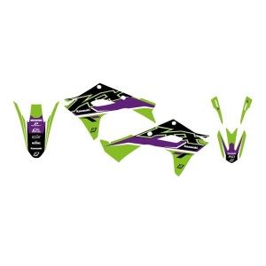 Kit déco BLACKBIRD dream Graphic 5 Kawasaki 250 KX 2025 450 KX 2024-2025