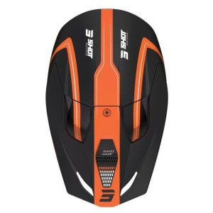 Casque cross Shot FURIOUS - REFLEX 2023 - Orange Matt