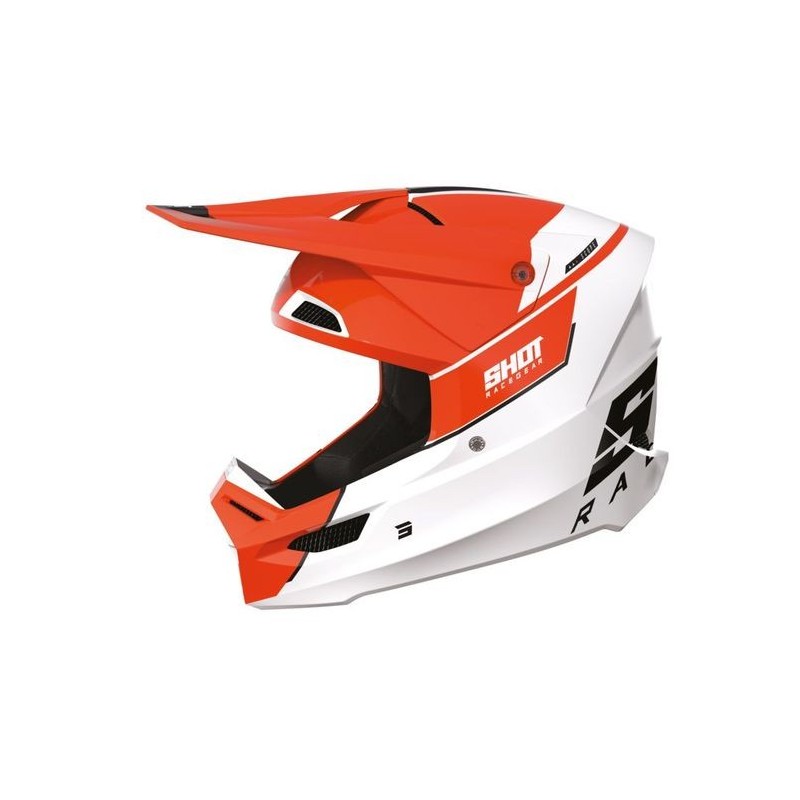 Casque Cross Shot Furious Scope 2023 - Orange Glossy Casque Cross Shot Furious Scope 2023 - Orange Glossy