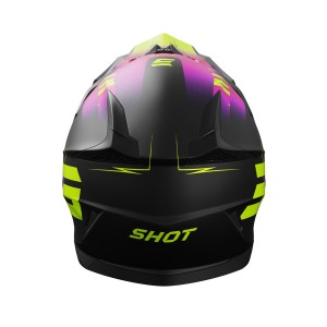 Casque cross Shot 2025 Pulse X-trem - Rose Jaune Fluo Mat